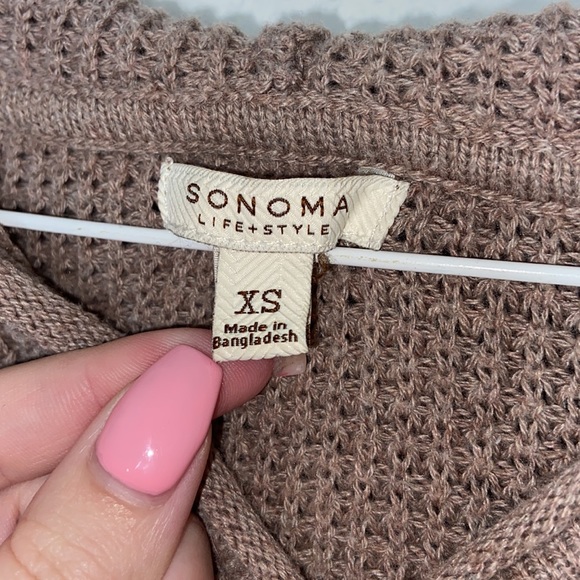 🌟 Host Pick! 🌟 SONOMA Knit Hooded Sweatshirt - Picture 3 of 4